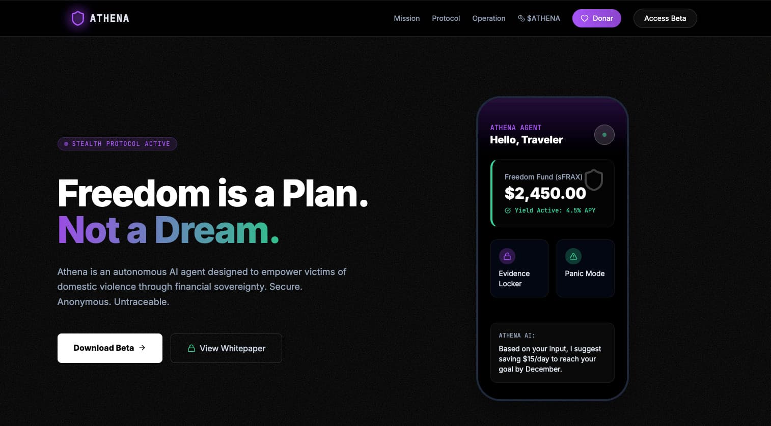 Athena: The AI Freedom Shield